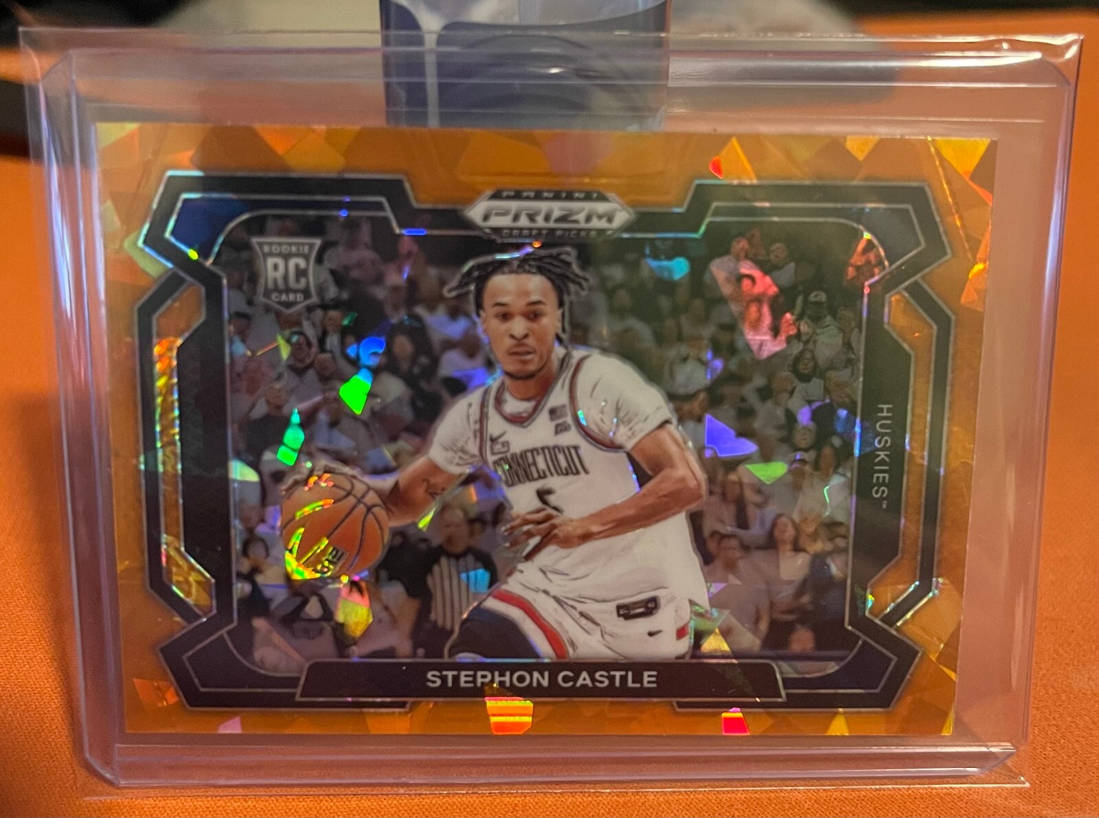 2024 Prizm Draft Picks - STEPHON CASTLE Orange Ice Prizm Variation (RC) #17