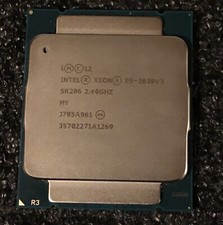 Lot of 4 Intel Xeon E5-2630V3 2.4GHz 20MB 8GT/s SR206 LGA 2011 v3 CPU