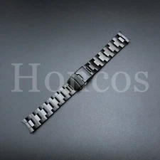 Curved Ends Metal Bracelet Stainless Steel Watch Band Strap 20mm 22mm Fits Seiko