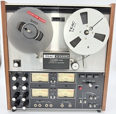 Teac A-2340R Reel to Reel Tape Recorder (No Power Cord) (UNTESTED