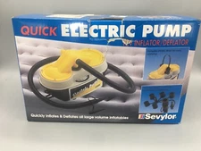 Sevylor Quick Inflator Electric Pump Original Packaging Opened w/Vehicle Outlet