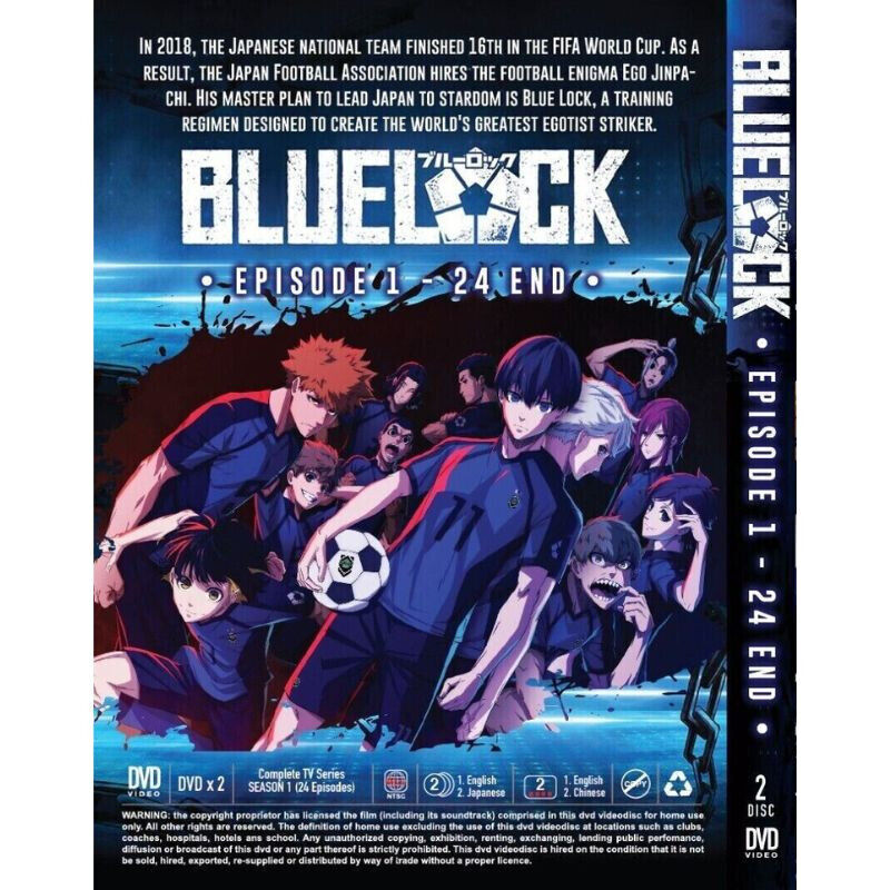 Blue Lock / Bluelock (VOL.1 - 24 End) ~ All Region ~ English Dubbed  Version~ DVD