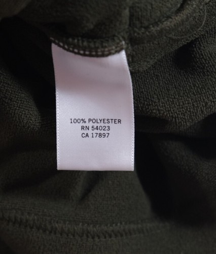 Banana Republic Mens Green Fleece Zip Jacket Sz L - Picture 7 of 10