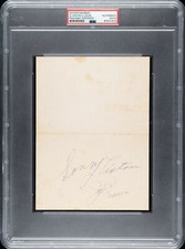 Sonny Liston & Joe Louis Signed 1950's Thunderbird Theatre Card PSA DNA 