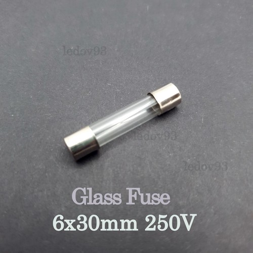 Schnellwirkende 6mm x 30mm 250V Glassicherung 0,1A - 30A Rohr Elektro Quick Blow - Bild 14 von 24