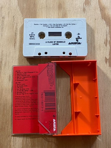 A Flock of Seagulls - Listen Cassette Tape 1983 Arista Records 80s Synth Alt Vtg - Picture 7 of 7