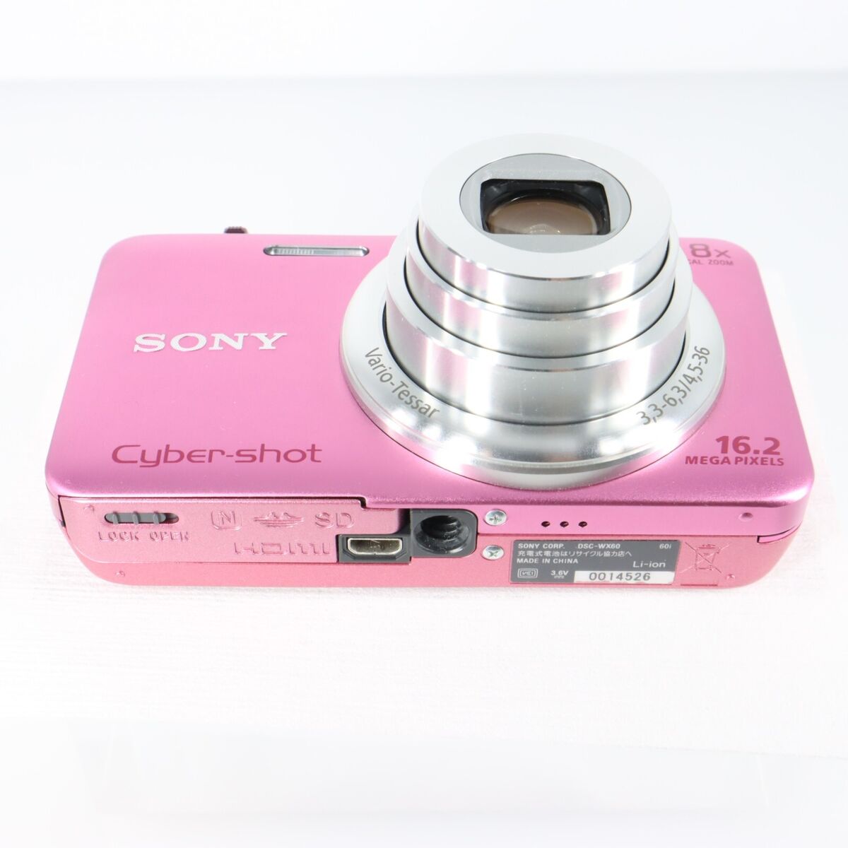 Mint Sony Cyber-Shot DSC-WX60 Pink SteadyShot 16MP 8x zoom Mint Sony Cyber-Shot DSC-WX60 Pink SteadyShot 16MP 8x zoom