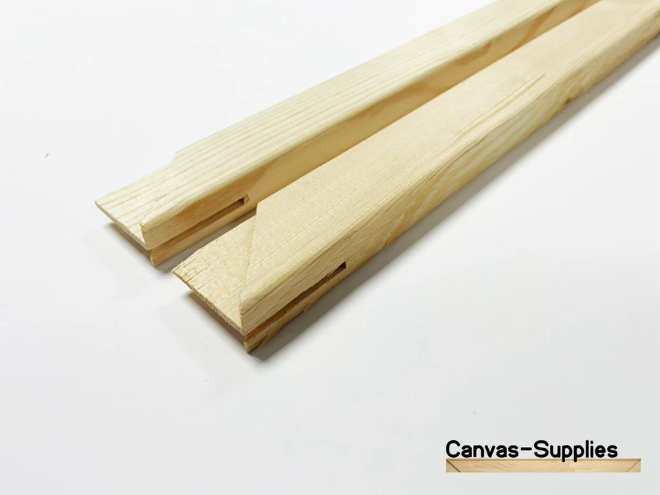 Canvas Stretcher Bars, Canvas Frames, Pine Wood 18mm & 38mm Thick - Sold By Pair - Image 4 of 4