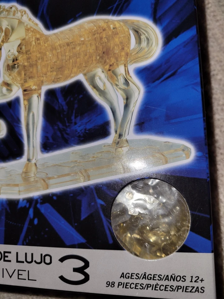 Rompecabezas de cristal desconcertado 30962 caballo 3D de lujo nivel 3 2015 Foto 3 de 4