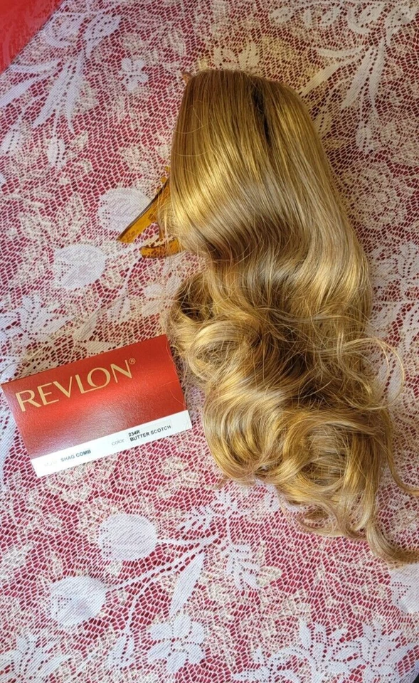 SENSATIONAL"SHAG"COMB/REVLON/234R,BUTTERSCOTCH BLONDE/2 STYLES IN 1/ REVERSIBLE! - Image 2 of 4