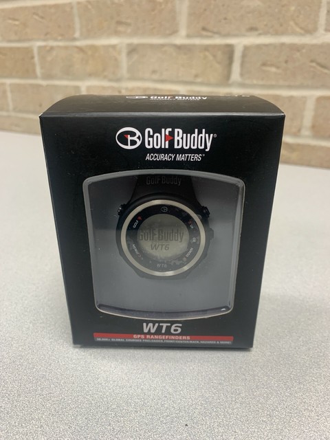 GOLF BUDDY WT6 GOLF GPS WATCH RANGE FINDER BLACK - *BRAND NEW FREE PRTY SHIPPING | eBay