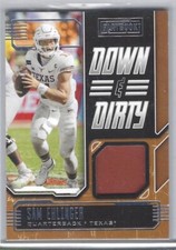 SAM EHLINGER 2021 CHRONICLES DRAFT PICKS PLAYBOOK DOWN AND DIRTY JERSEY RC