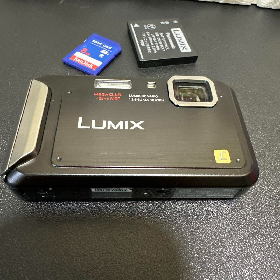 Panasonic LUMIX DMC-FT20 Digital Camera Black Japan Used Tested