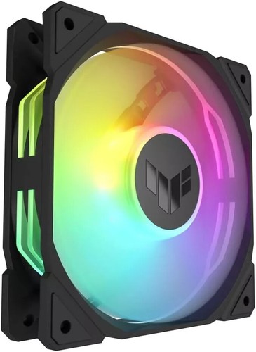 Ventilateurs ASUS TUF Gaming TR120 ARGB Single Pack Reverse Black Edition 120 mm - Photo 3/4
