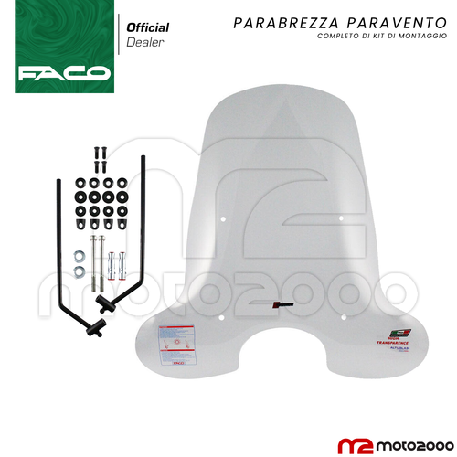 Pare Brise FACO 23611 La Grand Piaggio Liberty 50 125 150 200 Rst (04