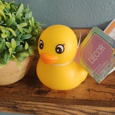 Ducky Nightlight Decor Yellow Duck Light NEW NWT Bathroom Bedroom