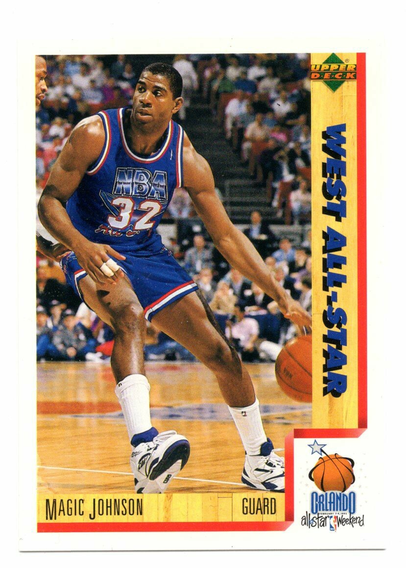 1992 Upper Deck #16 West All Star Magic Johnson Card | eBay