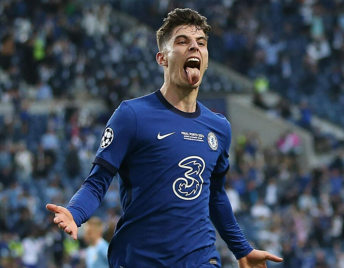 NIKE - Chelsea FC Havertz 29 20/21シーズン　ユニホーム Authentic Nike Havertz Chelsea 20-21 Home Jersey CL Final