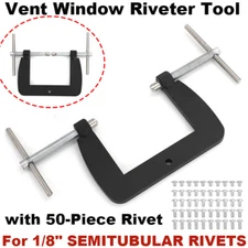 Upgrade For 1/8" Semi Tubular Toy Repair / Vent Window Rivets Fixt Dies Kit