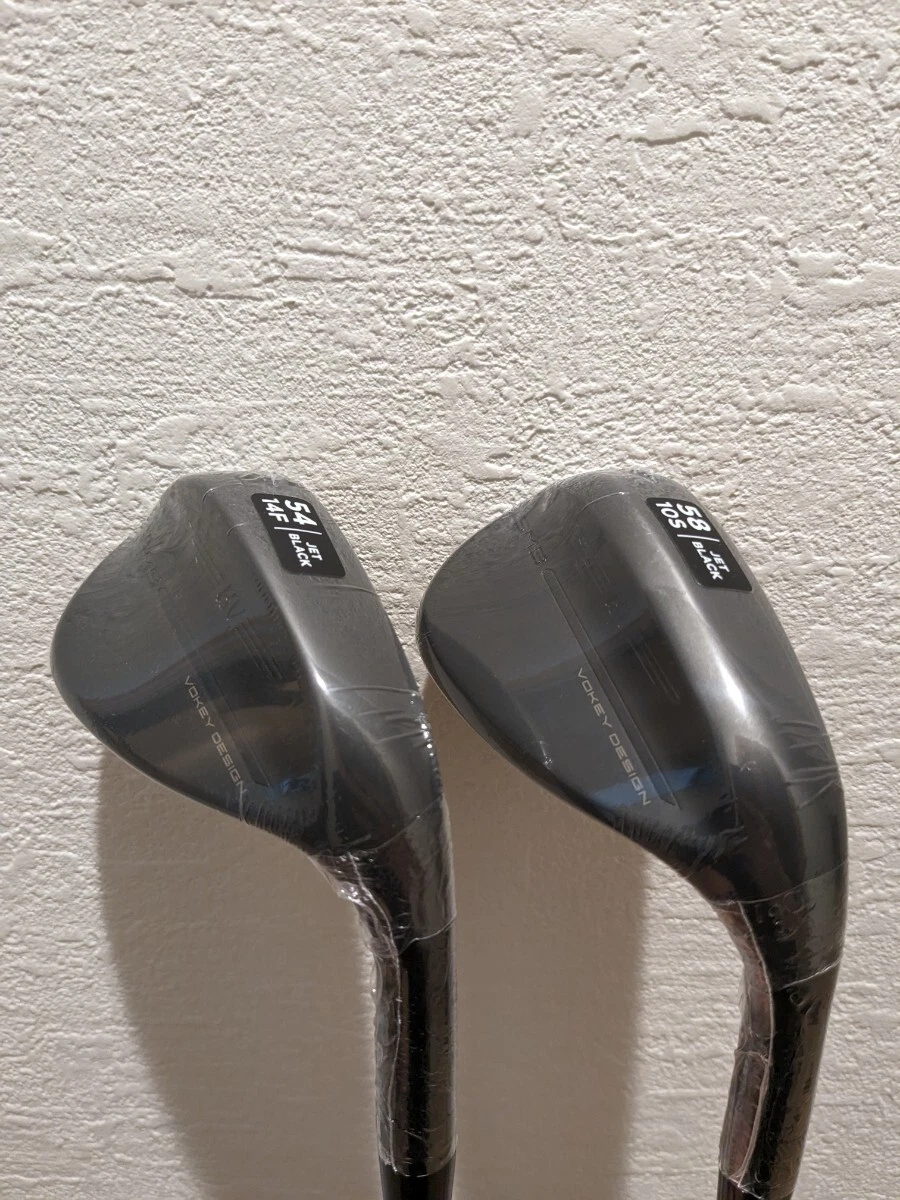 Titleist VOKEY DESIGN SM9 Jet Black 2 Wedges 54 14F 58 10S NSPRO