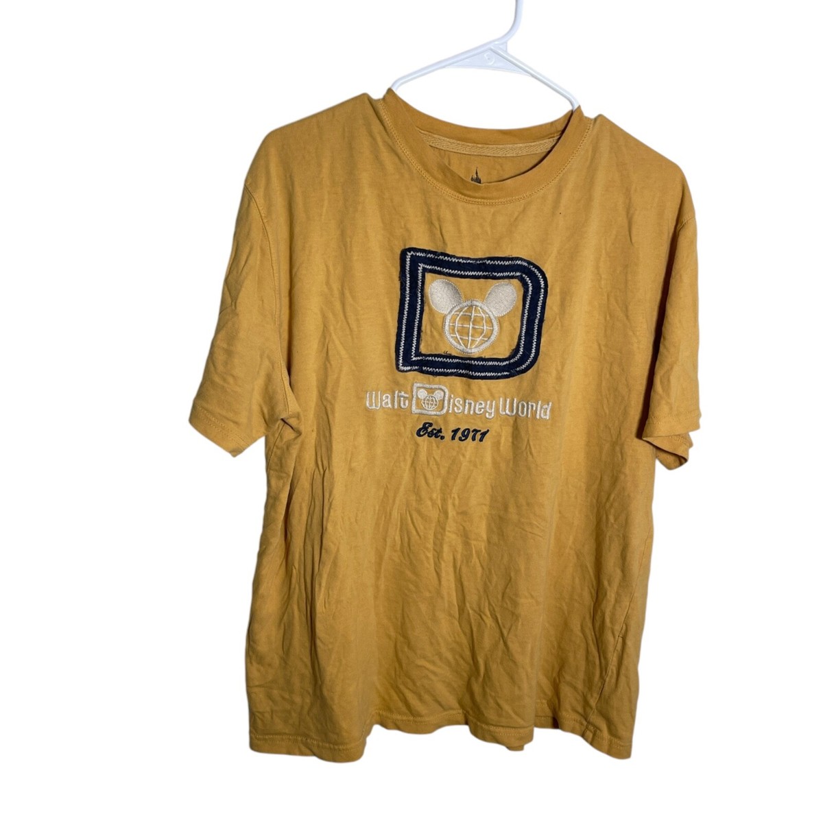 Disney Parks Walt Disney World Embroidered Logo Shirt Adult Large