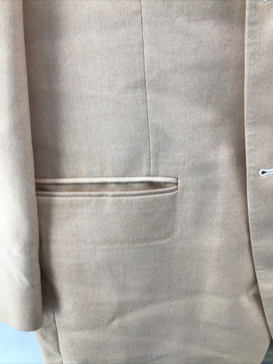 SAXONY ZONCO ビジネススーツ ベージュ(RAIN TRAVEL) S.Cohen Prestige Suit Jacket Beige Bamboo wool blend Made In
