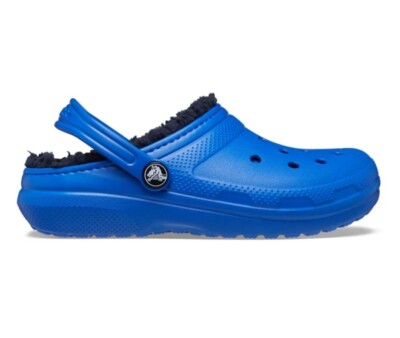 Crocs Kid's Classic Fuzz Lined Clogs,  new.