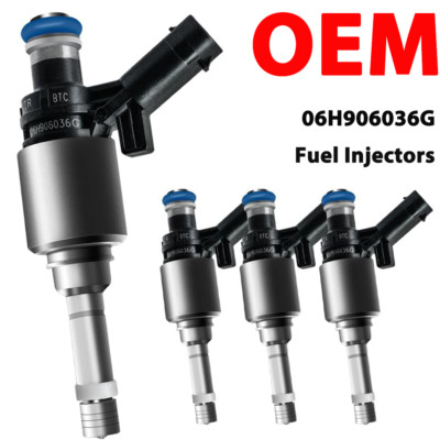 4XOEM For BOSCH 06H906036G Fuel Injectors For Audi A4 TT VW Jetta Golf CCTA 2.0T