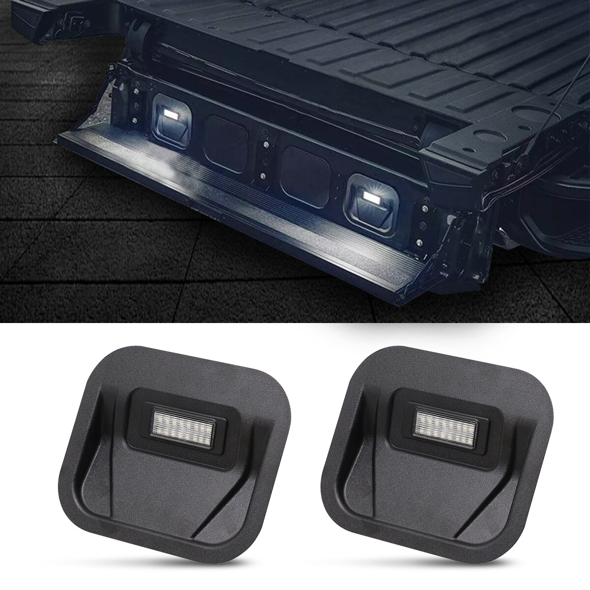 KENRTIR LED Tailgate Step Light Kit For 2019-2022 GMC Sierra & Silverado With Multi-Pro Tailgate - View #2