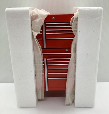 Snap-On Coin Bank Diecast Tool Box 1/8 Scale Red KRL1201 KRL1001