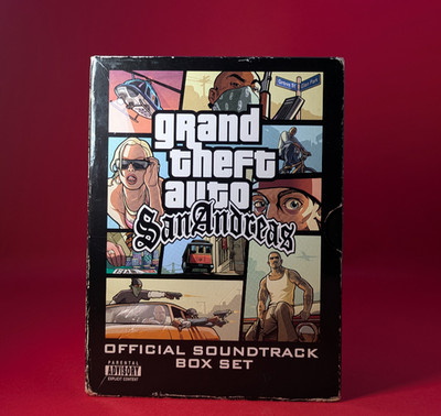GTA SAN ANDREAS - GTA SA OST - Official Soundtrack Box Set - KOMPLETT - Selten
