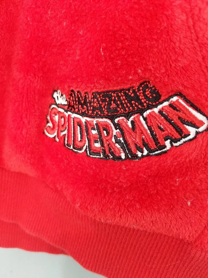 H&M Marvel Spider-Man Niños Sudadera con Capucha de Vellón con Bolsillo Canguro Niños Talla 3-4 Foto 2 de 4