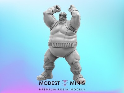 Trident Thicc - 40mm  Miniature | Crisis Protocol Proxy | Trident