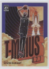 2021-22 Panini Donruss Optic T-Minus 3 2 1 Purple Prizm Kevin Durant #6 0w27