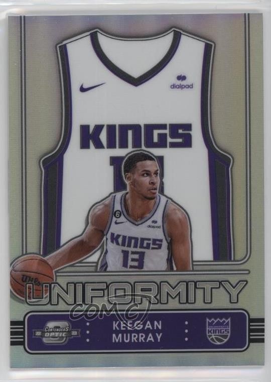 2022-23 Panini Contenders Optic Uniformity Keegan Murray #26 10zi