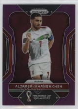 2022 Panini Prizm World Cup Qatar Purple 182/199 Alireza Jahanbakhsh #121 0w93