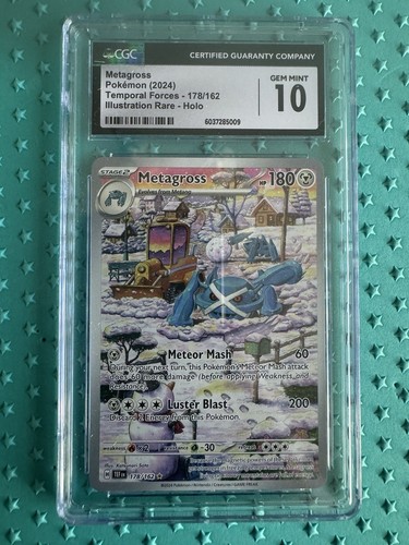 Metagross graded CGC 10 for sale on eBay