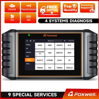 Foxwell NT716 Bidirectional OBD2 Scanner ABS SRS TPMS BMS DPF EPB Oil Reset Tool