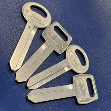 2 OEM Replacement Key Fits 1985 1986 1987 1988 1989 1990 Ford F150 F250 F350