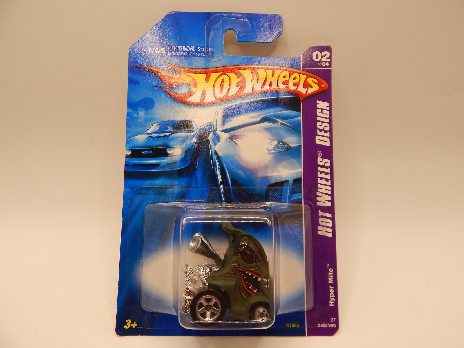 2007 Hot Wheels Hyper Mite Hot Wheels Design 046/180 02/04