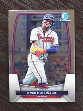 2023 Bowman Chrome #93 Ronald Acuna Jr. Atlanta Braves