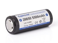 Keeppower Lithium Ionen Akku Typ 26650 5500 Mah