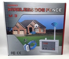 Justpet wireless dog fence m-3. 3 Pack. New. Electric Fence