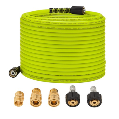 #ad #ad 50 FT Pressure Washer Hose Universal Replacement with 3600 PSI Durable Design $57.96