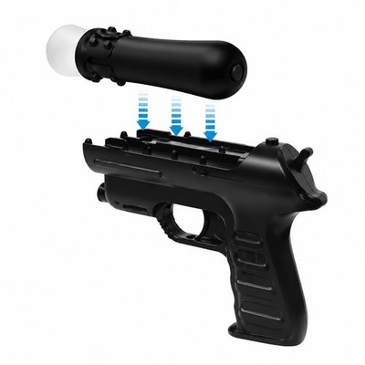 2pcs VR Shooting Game Joystick Grip Trigger Gun Accessories for PS4 Gaming