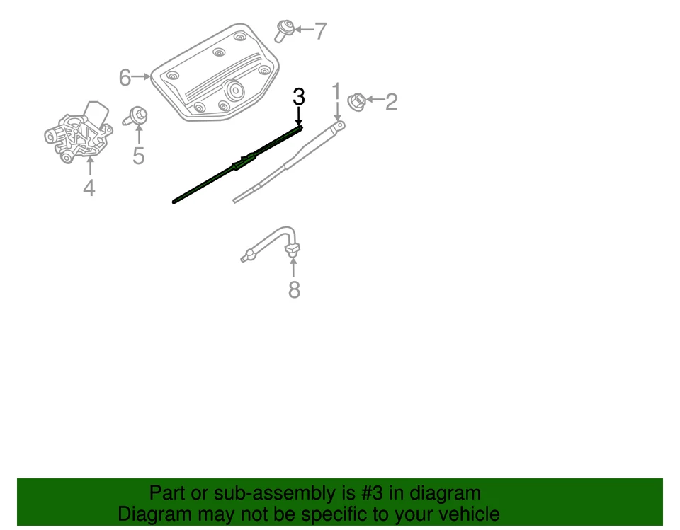 Limpiaparabrisas trasero original Land Rover Range Rover Sport LR043987 Foto 2 de 2
