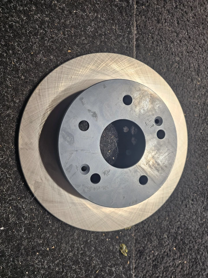 (CANTIDAD 2) Rotor de freno recubierto ventilado trasero para Honda Prelude 1997-2001 YH145159P Foto 3 de 4