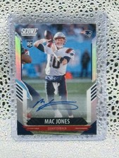 2021 Panini Chronicles Score Update Rookie Mac Jones #405 Auto /75 49ers 🔥🔥