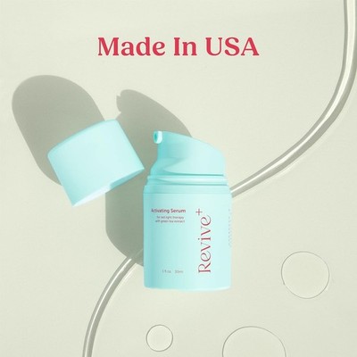 Red Light Therapy Activation Serum for Face & Neck Hydrating Anti-Aging 1 fl oz
