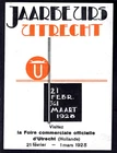 Cinderellas Poster Stamp - 1928 Jaarbeurs Utrecht Trade Fair - 95x130mm